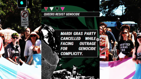 Pride protest Miles Carte