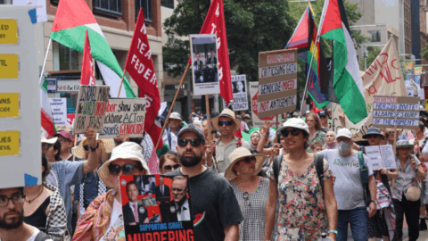 Sydney&rsquo;s Bruised Pro-Palestinians Retake City Streets as Gaza Genocide Continues: In Photos