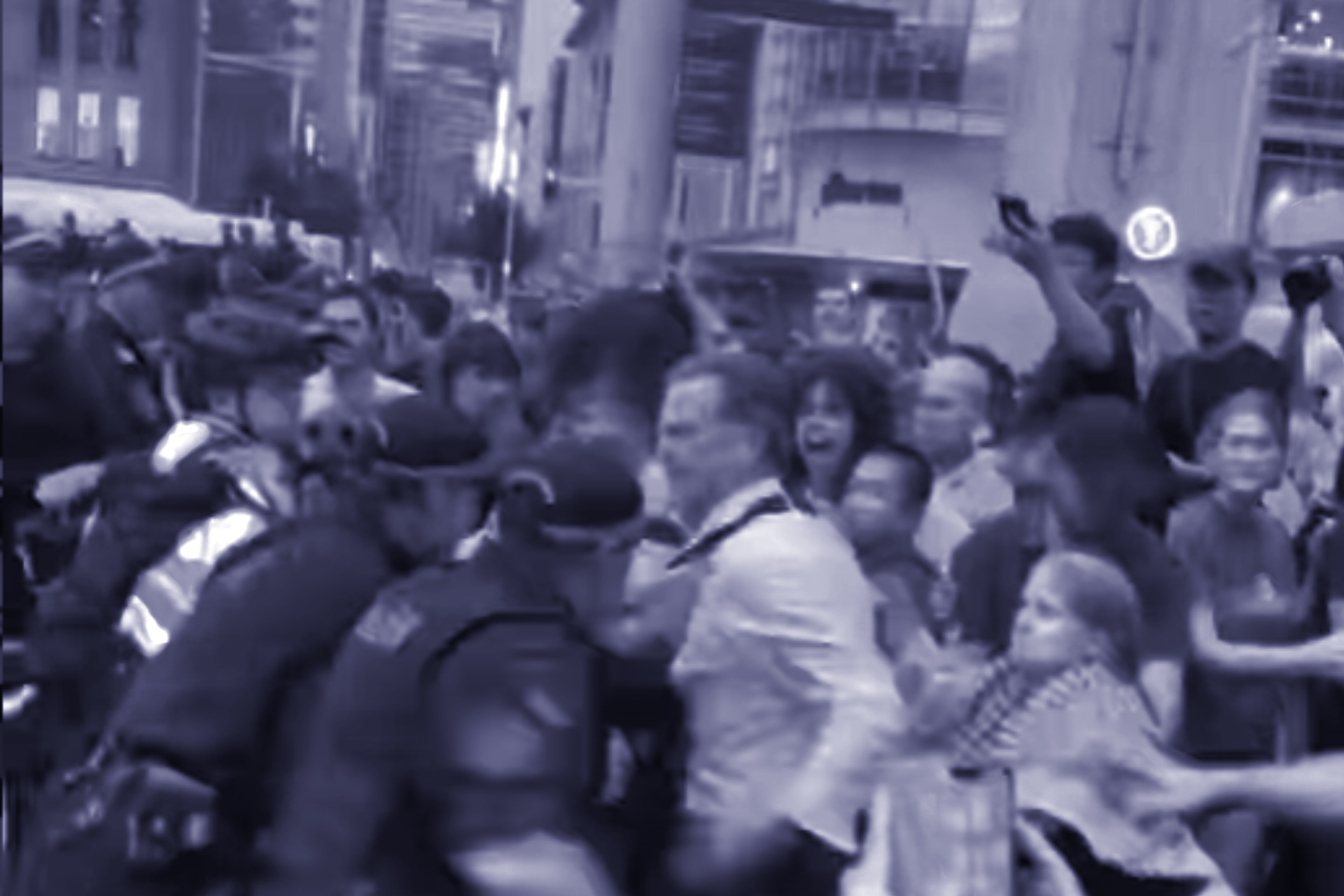 Protest against Israeli president