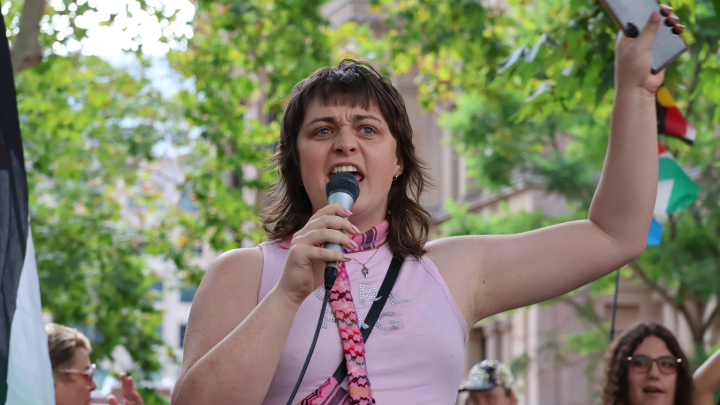 Trans rights activist Sophie Cotton warns that the Zionists are taking over local institutions
