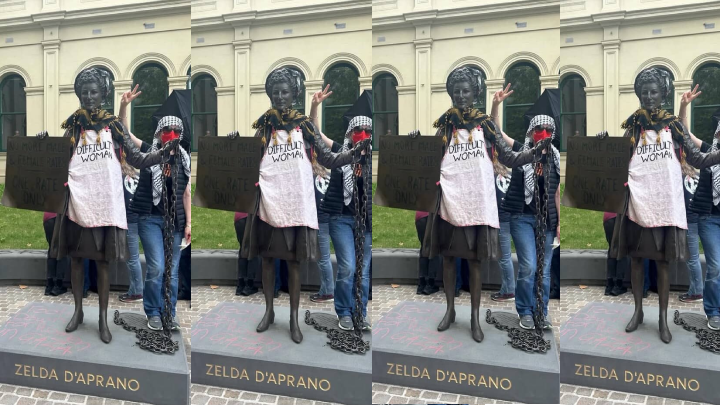 Arrest woman for protesting