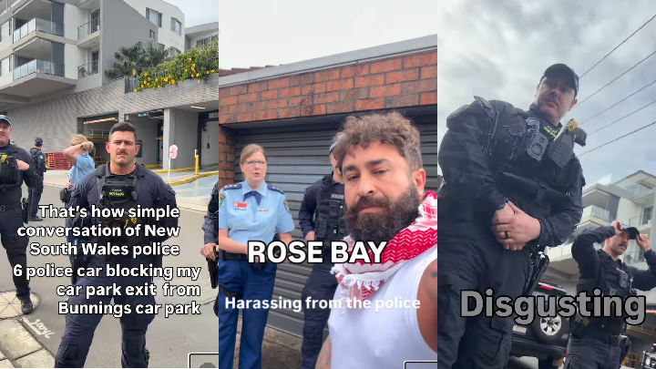 Police campaign harassment against protester