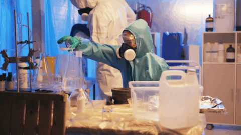 Illegal drug lab