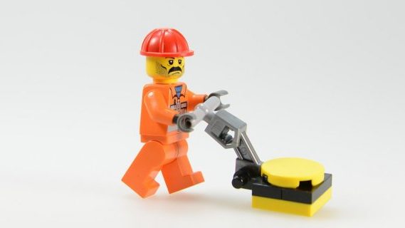Community service lego man