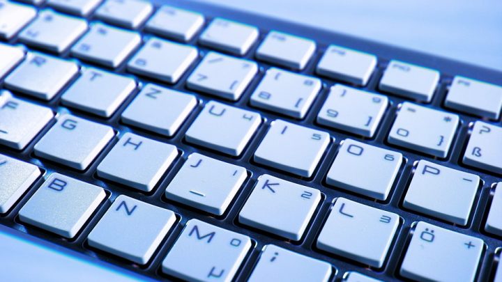 White keyboard