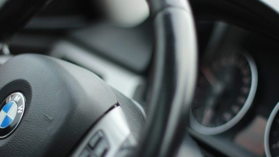 BMW steering wheel