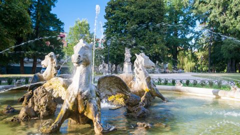 Horse fountain
