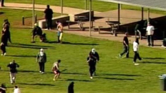 Prison riot in Victoria