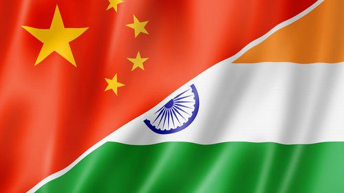 China India flag