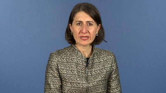Gladys Berejiklian makes a speech