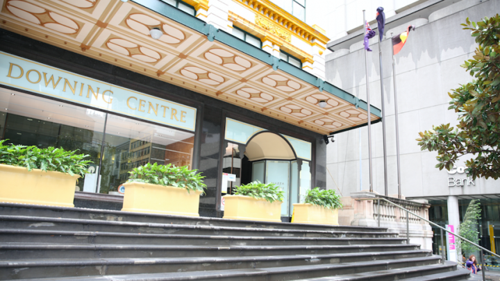 Front of Downing Centre