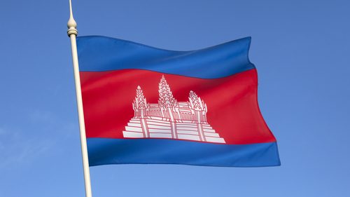 Cambodian flag
