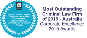 Most Outstanding Criminal Law Firm - Australia - 2019, 2018 & 2017 Corporate Vision Excellence Awards award-7