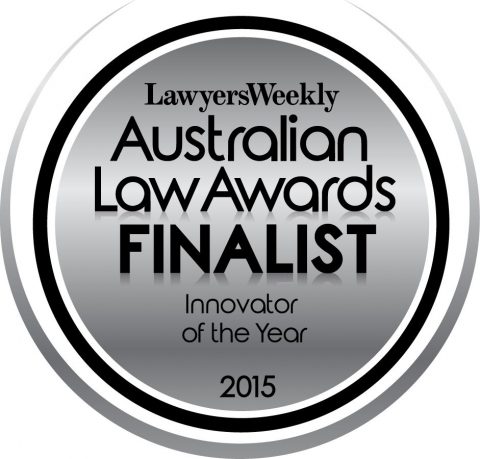 Innovator of the Year, Finalist - 2015 Lawyers Weekly Australian Law Awards award-25