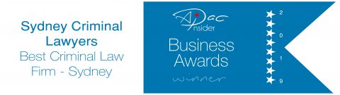 Best Criminal Law Firm in Sydney - 2019 & 2018 APAC Insider Law Awards award-10