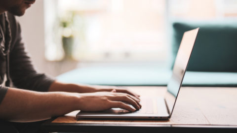 Man on laptop